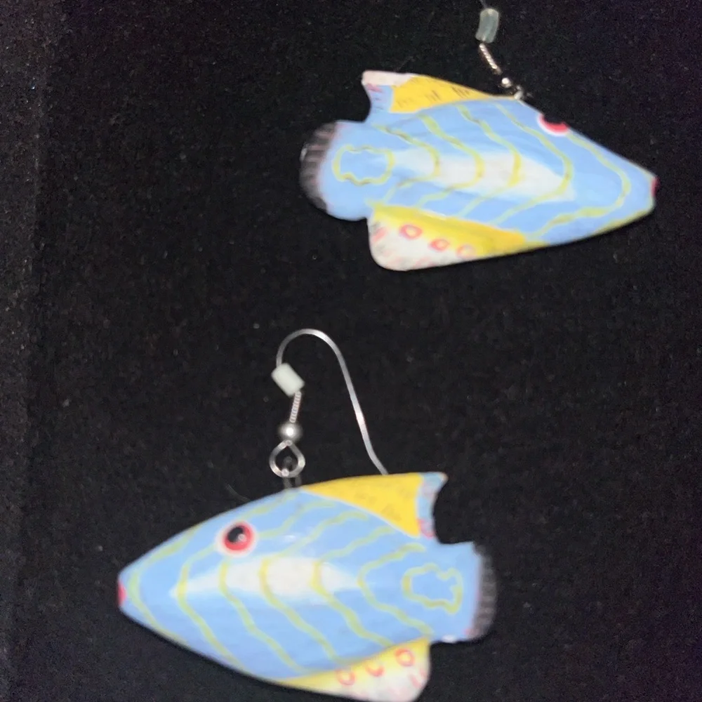 Colorful Fish-Shaped Earrings for Pet Fish Lovers